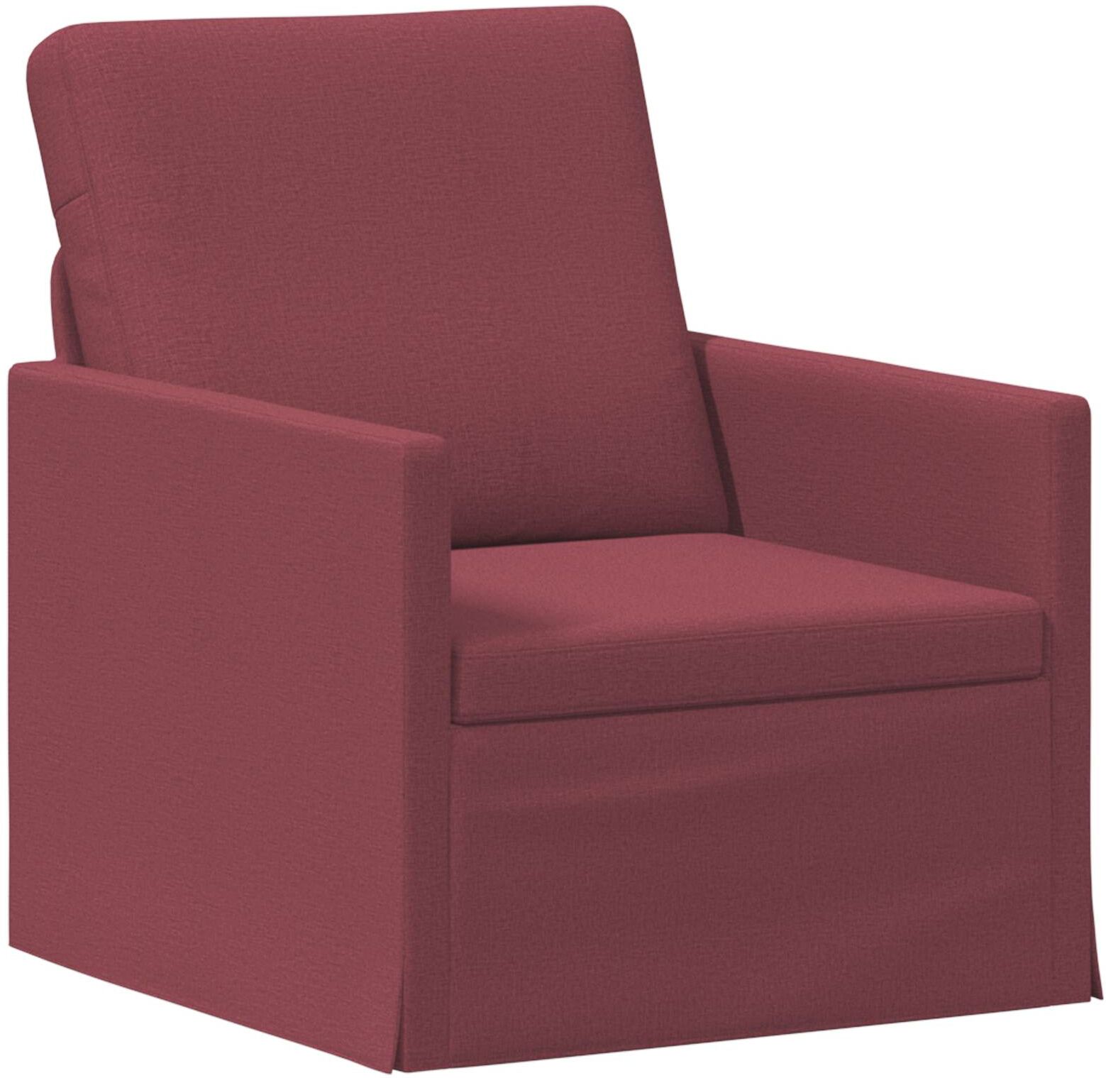 vidaXL Fauteuil Bordeaux 70 x 81 x 82 cm Tissu