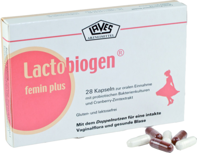 Laves-Arzneimittel GmbH LACTOBIOGEN femin plus Kapseln 12,8 g 09073727