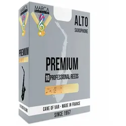 Marca Blätter Marca Premium Alto Sax 2.0 Altsax, Schilfrohr, 2.0,filed, 10 pcs. - Blätter