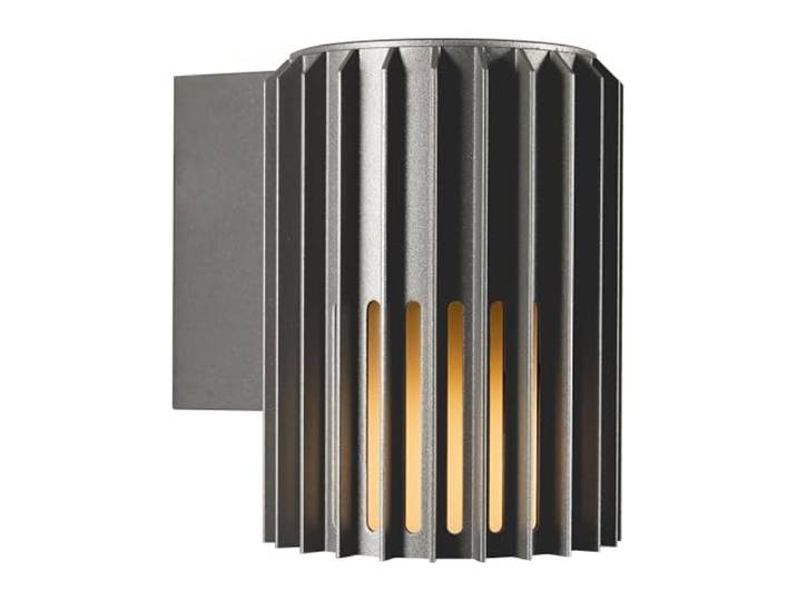 Nordlux Applique murale extérieur adapté aux zones côtières\, Aludra simple en aluminium noir\, IP54