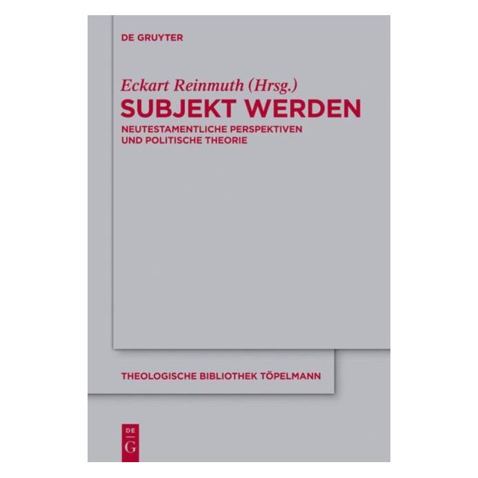 De Gruyter Subjekt werden (Deutsch, 2013) (67763372)