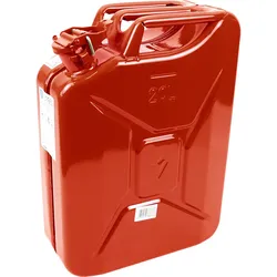 Stahlblech-Benzinkanister -  rot