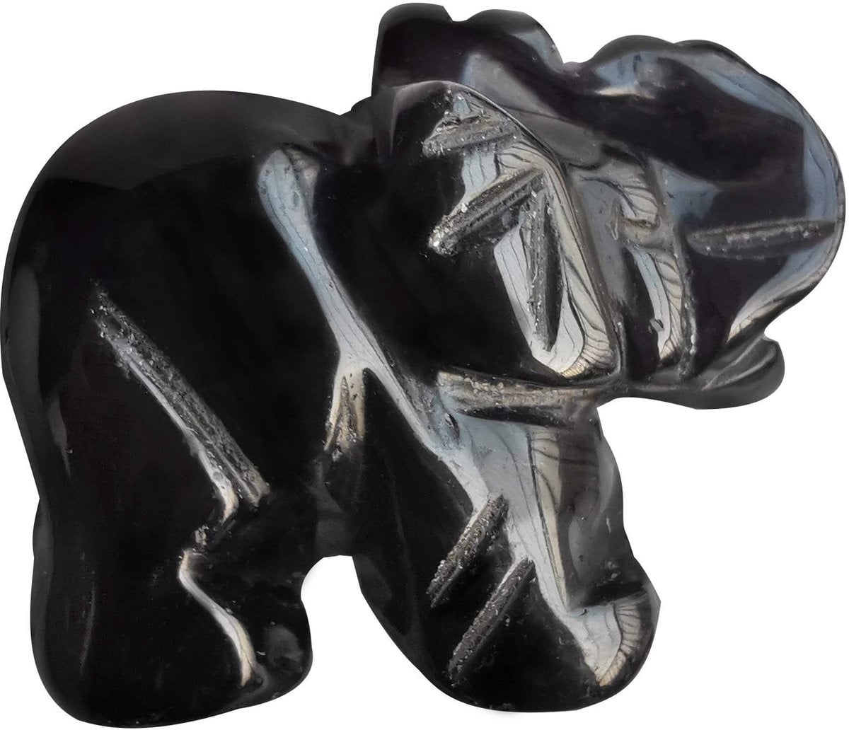 Solidchoice Handgegraveerd Kristallen Olifant Beeldje, 40 mm