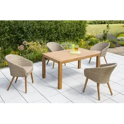 Merxx Arrone Set 5tlg. Ausziehtisch