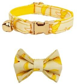Inspire Essentials Personalized Bow Cat Collar With Safety Buckle And Name Tag 7