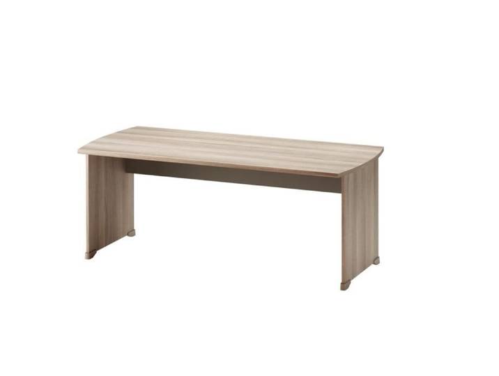 Table bureau 180 pieds panneaux JAZZ - Gami - Marron cappuccino - Made in France