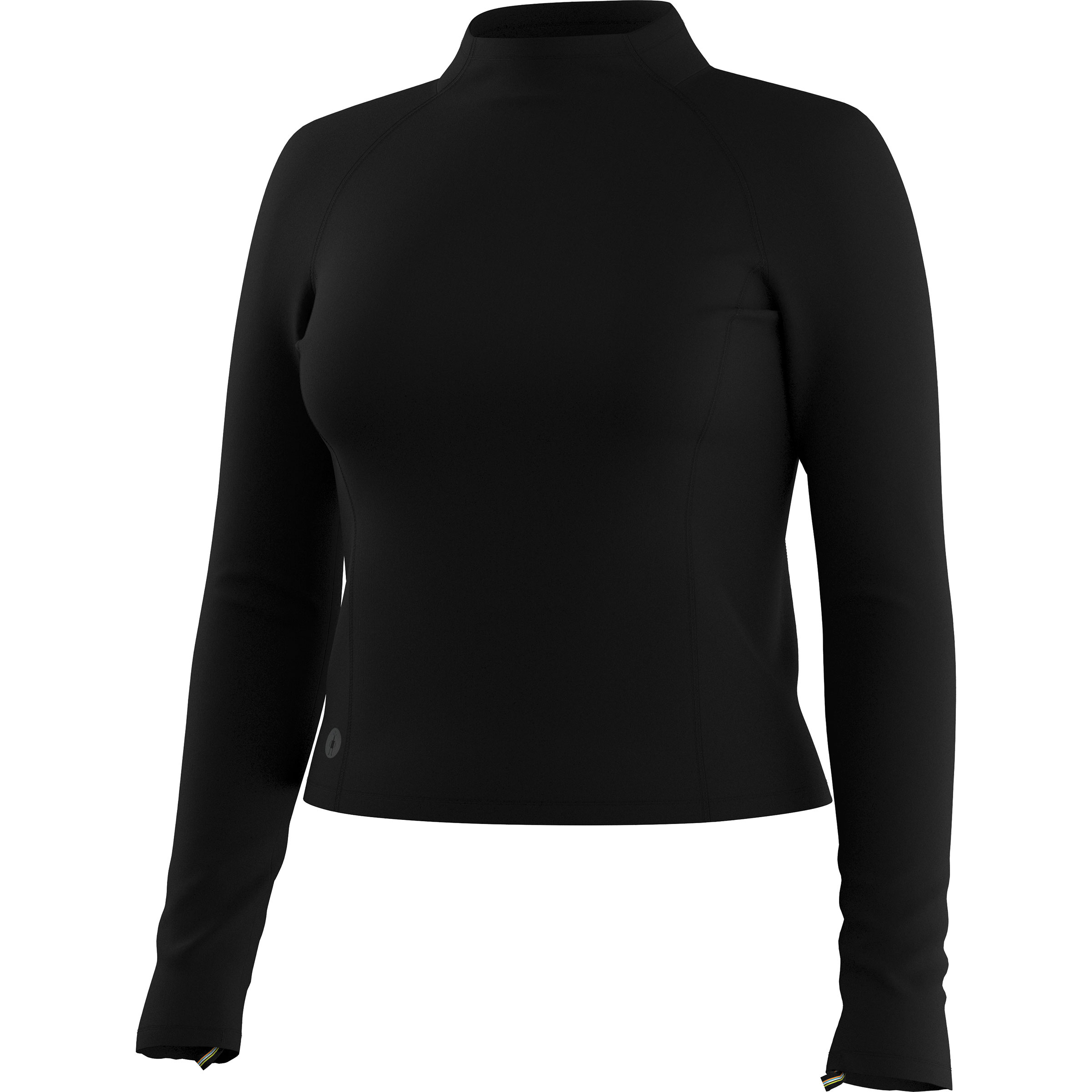 Smartwool Active Merino Movement Mock Neck Damen Longsleeves Merino schwarz Größe M Trekking Widerstandsfähig Merinowolle | Lyocell (Tencel)
