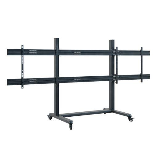 Hagor comPROnents® Standsystem mobil für 2 Displays 75-86 Zoll 3327
