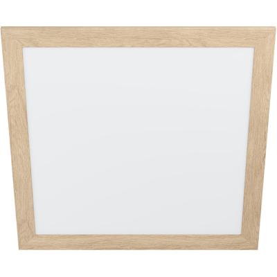 EGLO Deckenleuchte "PIGLIONASSO", weiß (holz hell), H: 5,5cm, 1 Stk., Leuchten, Deckenleuchte Holz, Kunststoff - 32W - Neutralweiß, Deckenleuchte