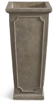 Greenwich Tapered Planter - Aged Stone - Grandin Road