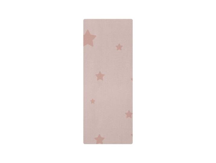 Tapis de yoga enfant étoiles rose 62x160cm