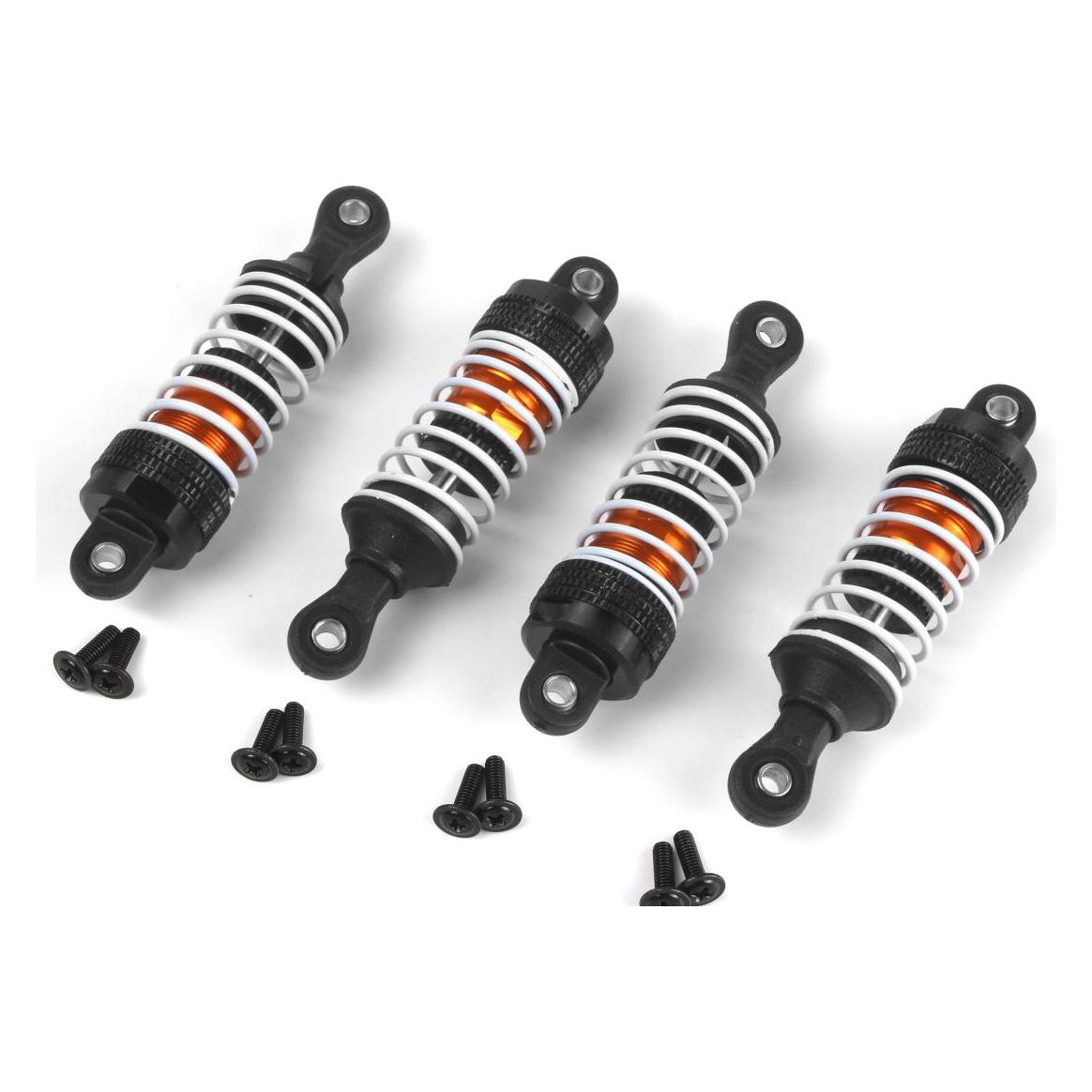 Maverick Aluminum Oil-Filled Shock Absorber Set (Orange/4pcs) (MV150557)