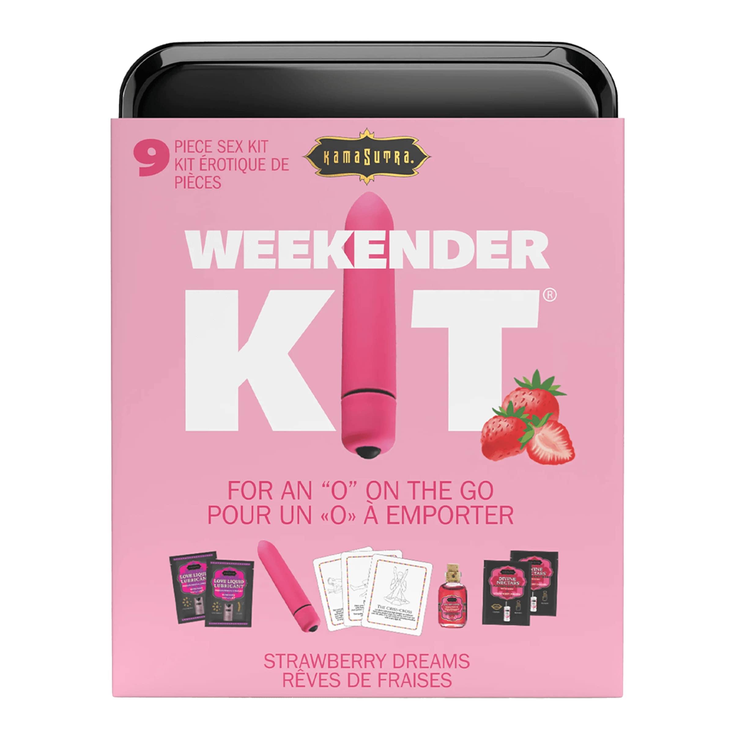 Weekender-Kit – Erdbeere, 9 tlg.