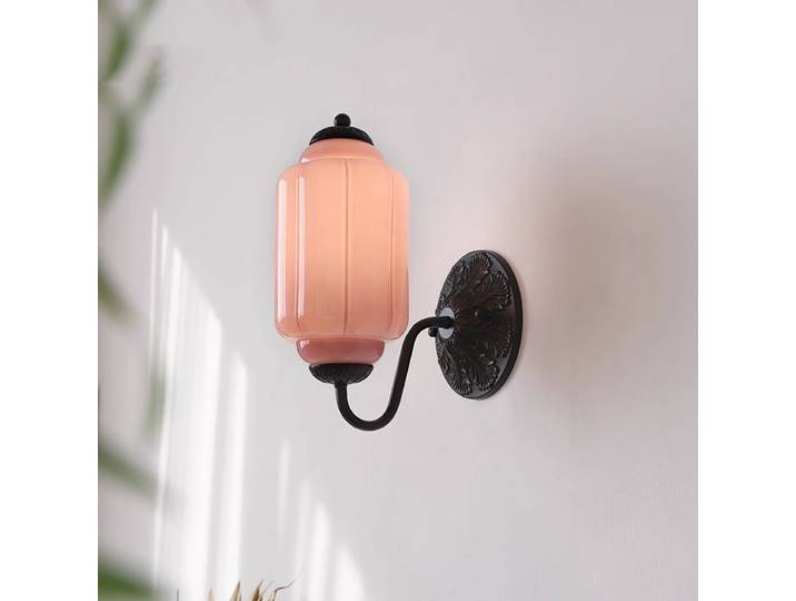 Applique murale en verre de citrouille française lampe de Murano colorée salon allée balcon lumière rétro chambre chevet atmosphère applique murale