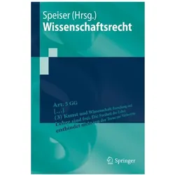 Wissenschaftsrecht, Fachbücher von Guido, Speiser(Dr.)