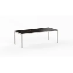 sitMOBILIA Gartentisch ausziehbar Ventura 160/220 x 95 cm Edelstahl Laurent