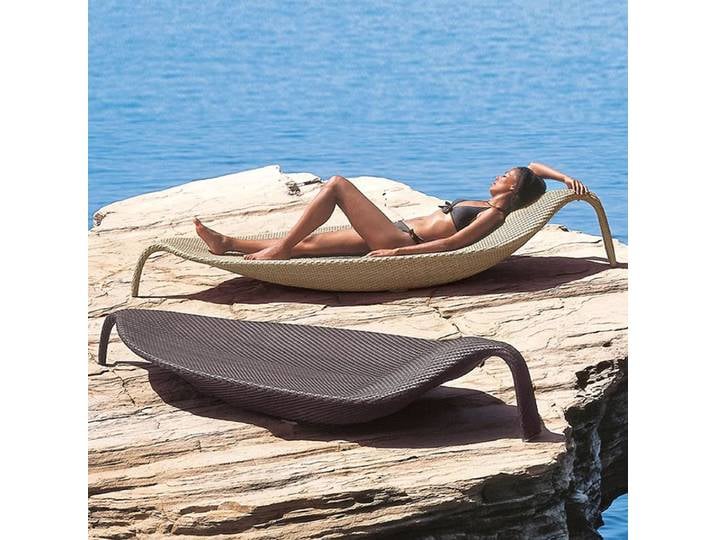 Chaise pliante De plage en rotin bronzage inclinable chaises longues De jardin légères chaise pliante chaise longue Sillas De Playa meubles