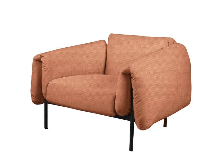 Fauteuil de jardin Zuzu 104 x 70 x 98cm Orange/Saumon