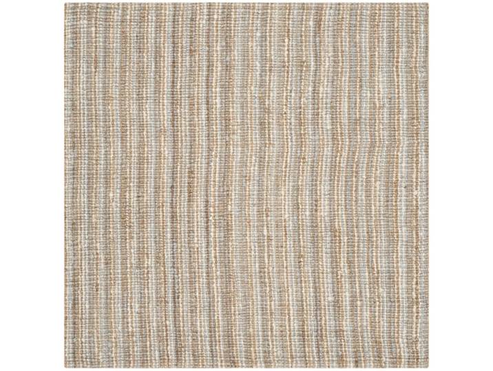 Tapis en jute gris/beige, 122 x 122 cm