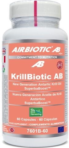 Airbiotic Krillbiotic AB 590 Mg Ecoharvesting 60 Cápsulas