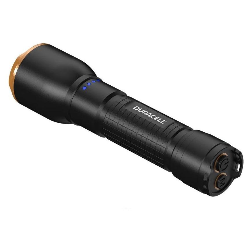 Duracell DF2500R Taschenlampe schwarz (16.50 cm, 2500 lm) (DF2500R-GIFTBOX)