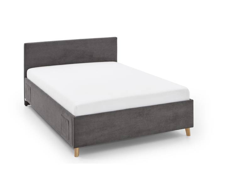Meise Möbel Cool Polsterbett Holzfuß massiv eichefarbig