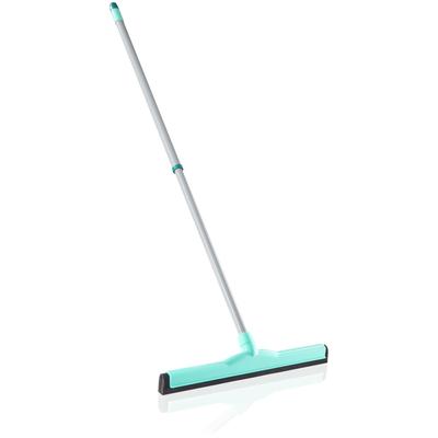 Wasserabzieher LEIFHEIT "Classic Telescope", blau (türkis), B:3,5cm H:81cm L:13cm, Stahl, Wasserabzieher, Wischbreite 45 cm