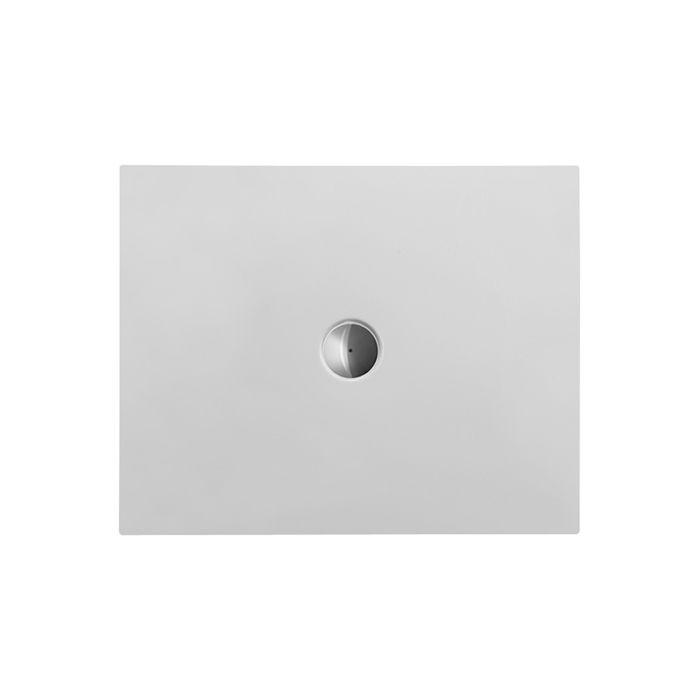 Duravit Rechteck-Duschwanne D-Code 100x80x3,5cm, weiß, bodenbündig, Antislip