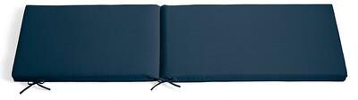 "74"" X 23"" Chaise Cushion - Knife-Edge, Knife-Edge/Neptune - Grandin Road"