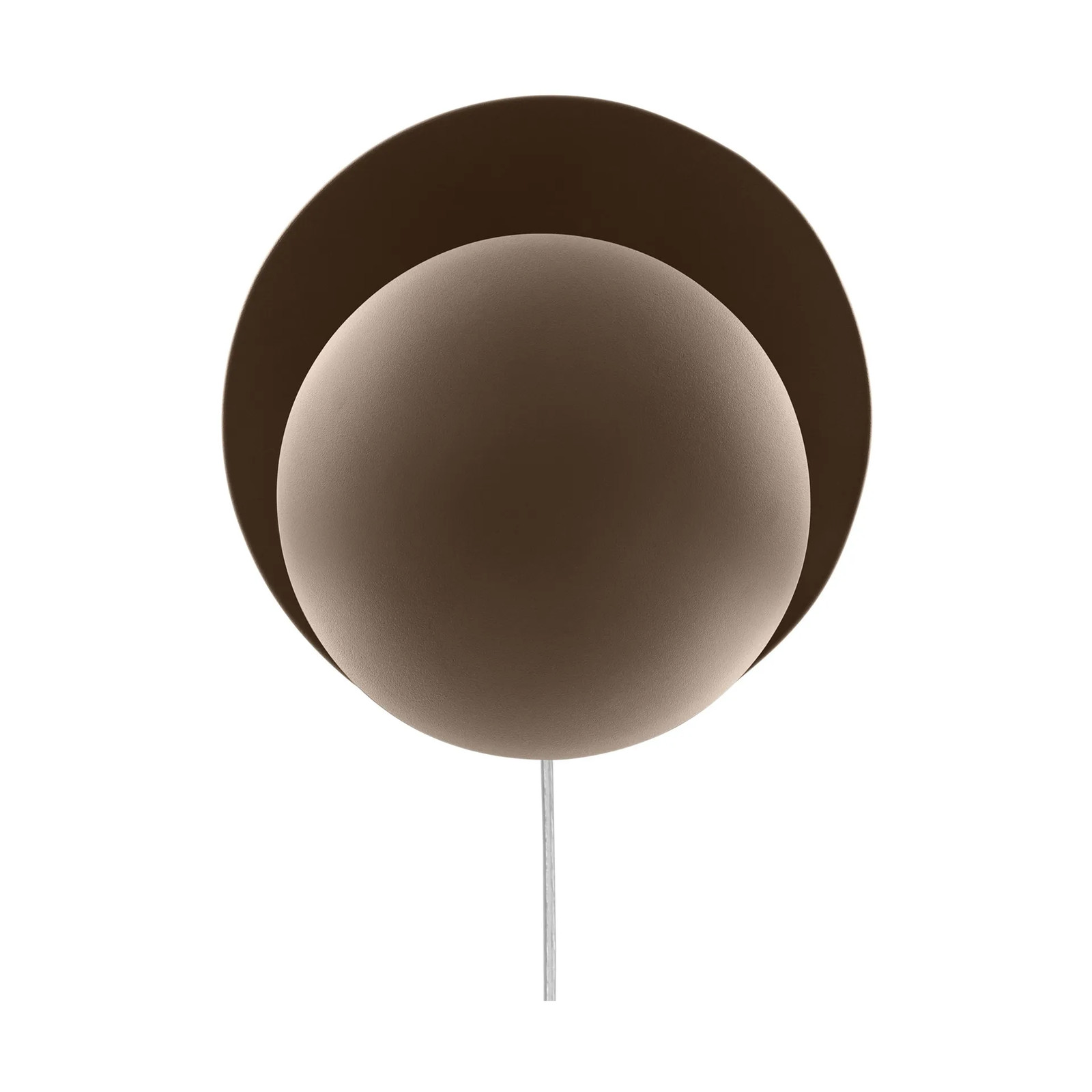 Globen Lighting Orbit wandlamp, Mocha, ringvormig design