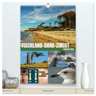 Fischland-Darß-Zingst Terminplaner (hochwertiger Premium Wandkalender 2026 DIN A2 hoch), Kunstdruck in Hochglanz