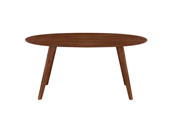 Design-Esstisch Vintage oval Nussbaum L160 MARIK