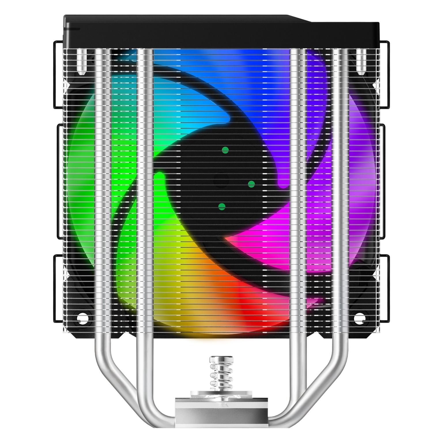 Evolveo QuietCool5, CPU chladič, 6x heatpipe, černý (QUIETCOOL5-BK)