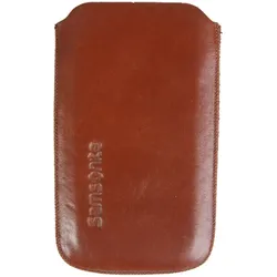 Samsonite Sleeve Toledo Gr. S Leder Tobacco für Handy/MP3-Player