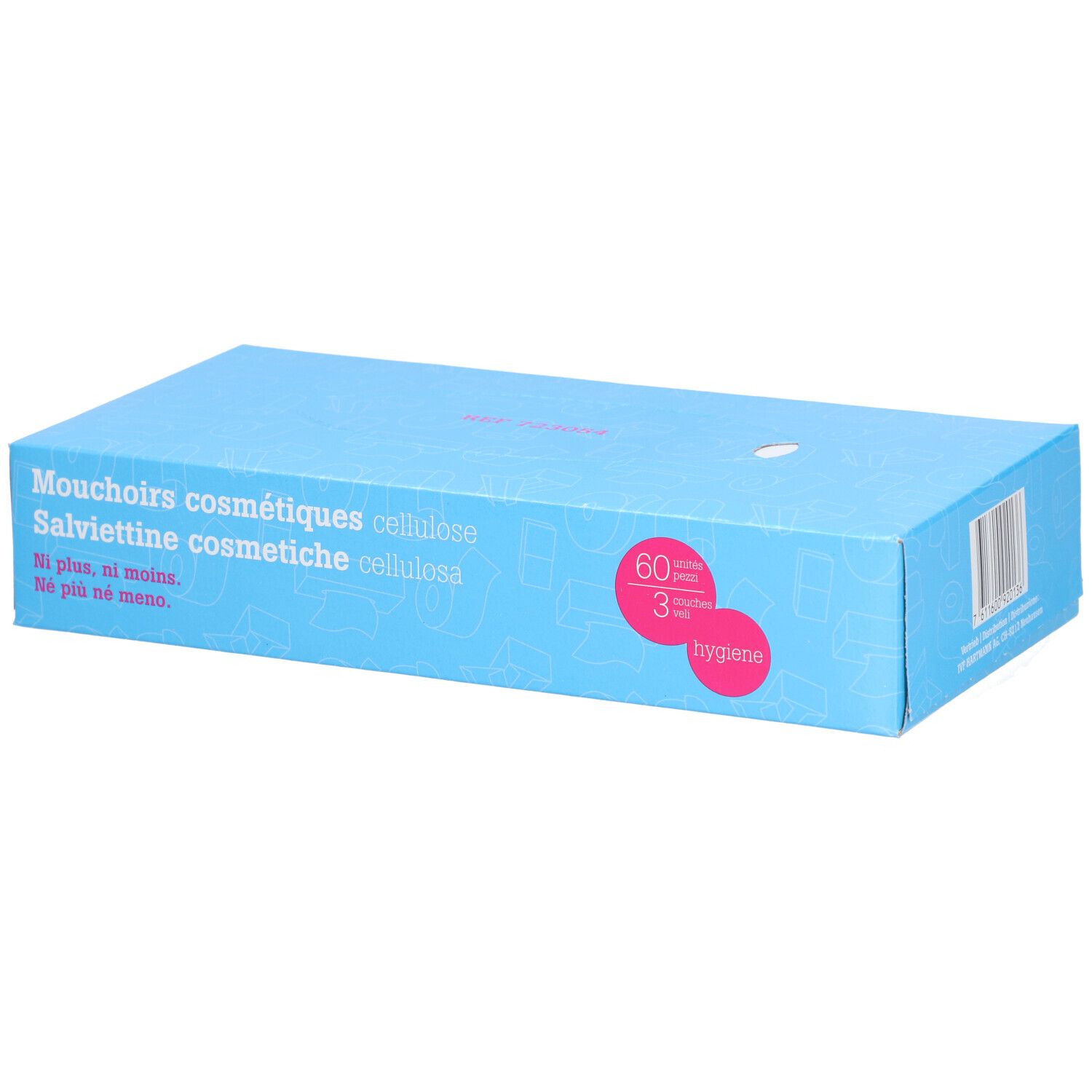 IVF Kosmetiktücher Zellstoff 3-lagig 60 Stk St Bandage(s)