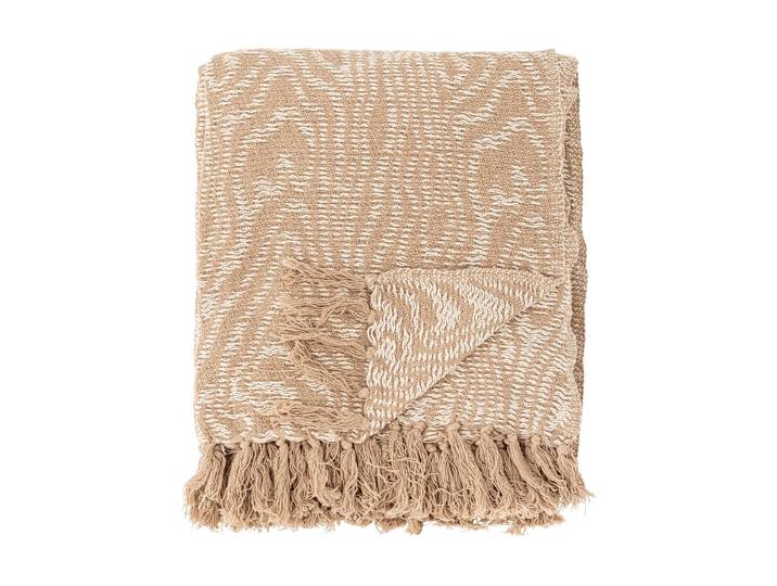 Wohndecke BLOOMINGVILLE Okapi 160 x 130 cm , beige (natur), B:160cm L:130cm, Obermaterial: 100% Baumwolle, Wohndecken, Wohndecke