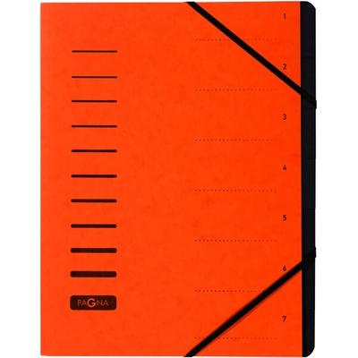 Pagna Ordnungsmappe 7 Fächer orange