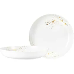 Seltmann Liberty Golden Stars Foodbowls, Schüssel + Schale, Gold, Weiss