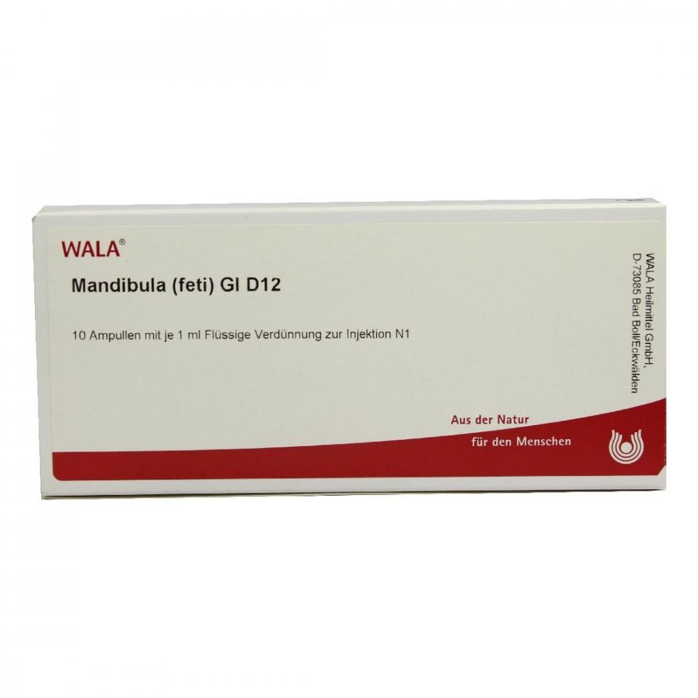 WALA Heilmittel GmbH Mandibula Feti Gl D12 Ampullen 02934267