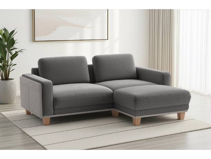 sit&more Ecksofa Concept, Modernes Sofa in drei Fußfarben zur Auswahl