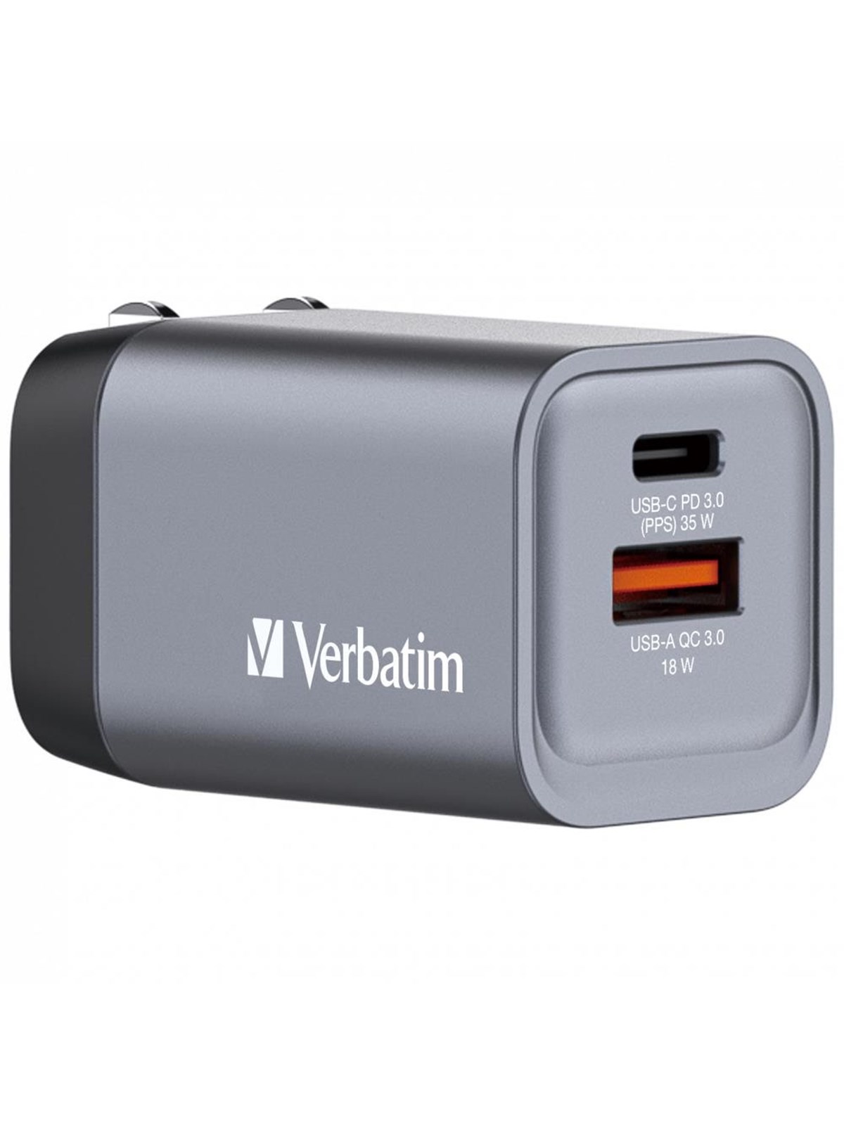 Verbatim power adapter - GaN - 24 pin USB-C USB - 35 Watt