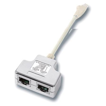Tecline Fröhlich Walter NetzwerkSplitter RJ45 M bis RJ45 M 15 cm CAT 5 (17000394)