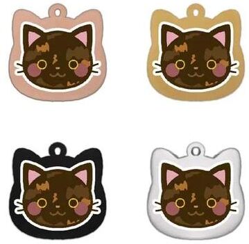 Inspired Living Personalized Stainless Steel Cat ID Tag With Custom Engraving 13 rose