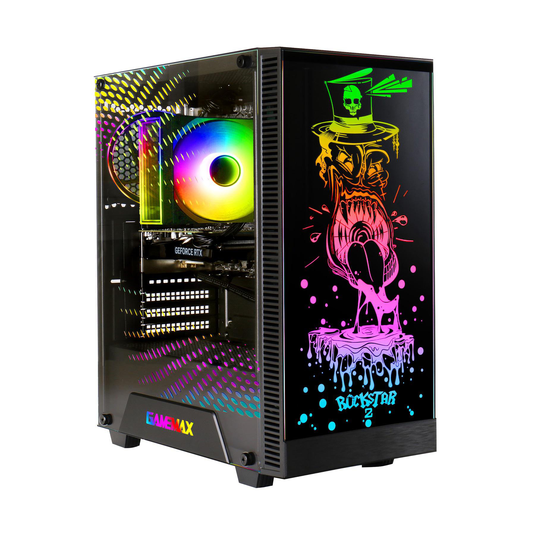 Hyrican Gamemax Rockstar (8184) Gaming PC Ryzen 7 5700X 16GB/1TB SSD RTX 5060 Win11