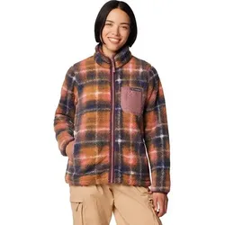 COLUMBIA Rollkragen West Bend Print Full Zip II, Größe XS in Rot Rot