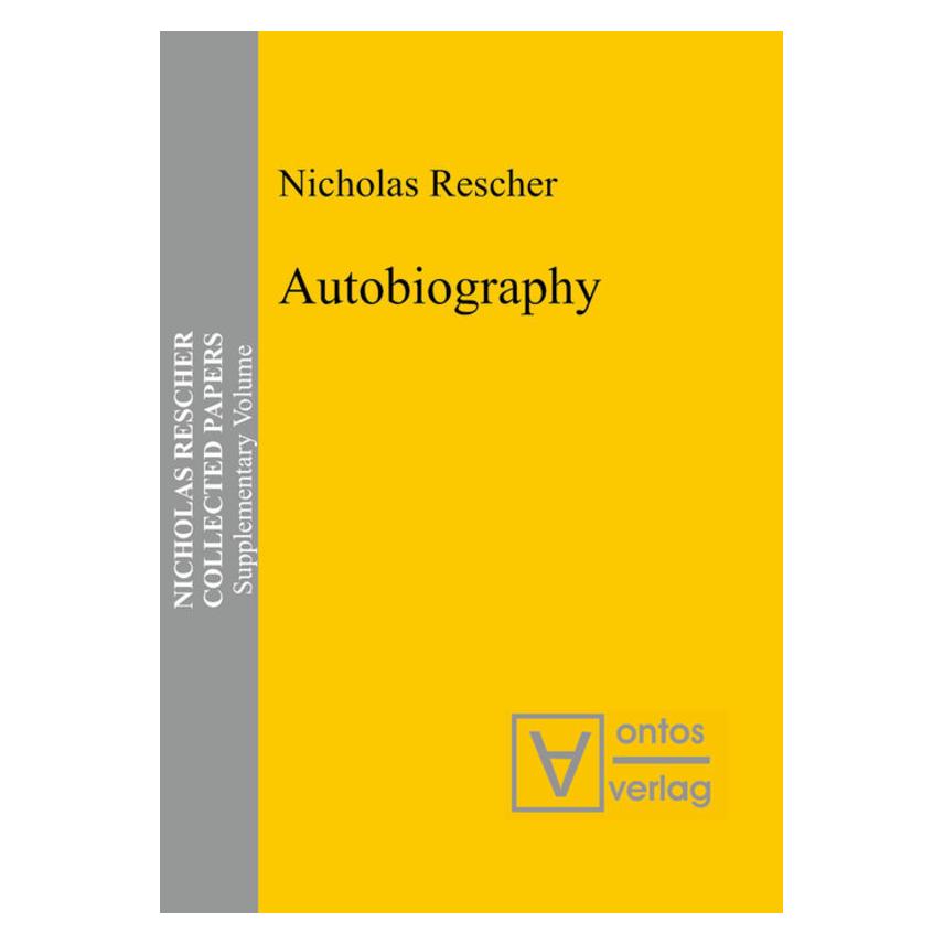 De Gruyter Autobiography (Englisch, Hardcover, Nicholas Rescher) (55868374)