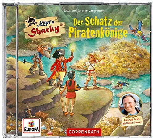 Jutta Langreuter - CD Hörspiel: Käpt'n Sharky - Der Schatz der Piratenkönige (Käpt'n Sharky (Bilderbücher)) - Preis vom 11.10.2026 03:10:56 h