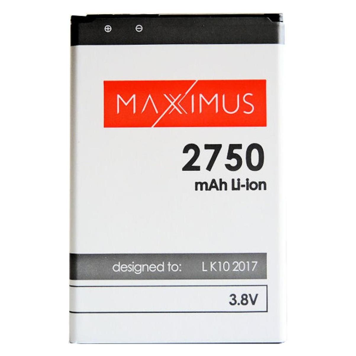 Maxximus Akku LG K10 2017 2750 mAh Li-Ion (54962-uniw)