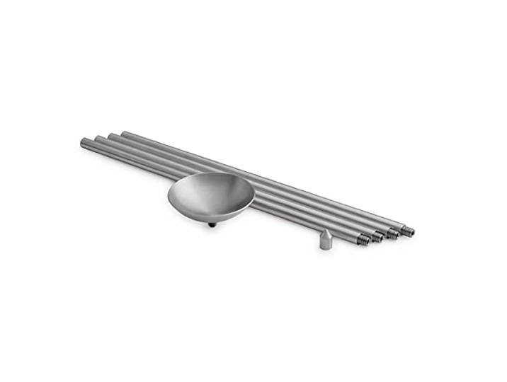 höfats Erdstab für GRAVITY CANDLE, Silber, 120 cm Höhe