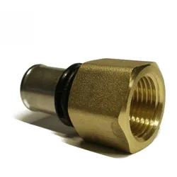Sanpro THPRESS Pressfitting Übergang Innengewinde - Übergangsmuffe, Größe 16x2 - Gewinde 3/4"